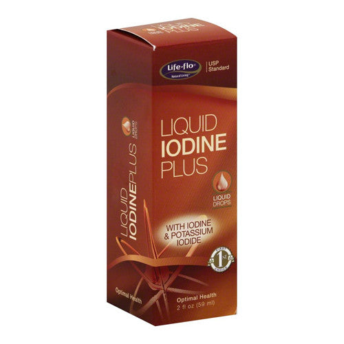 Life-Flo Liquid Iodine Plus With Iodine and Potassium Iodide, 2 Oz
